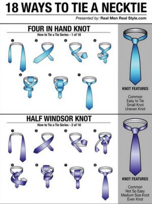12 Different Ways To Knot A Tie - MojiDelano.Com