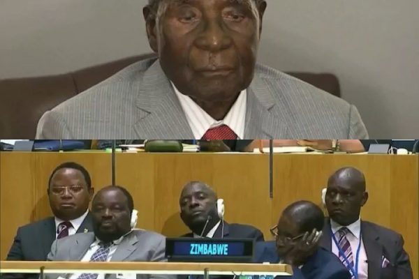 Mugabe Sleeping during UN Assembly