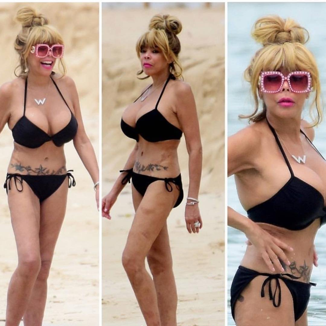 53 Year Old Talk Show Wendy Williams Flaunts Bikini Bod As She Enjoys Her V...