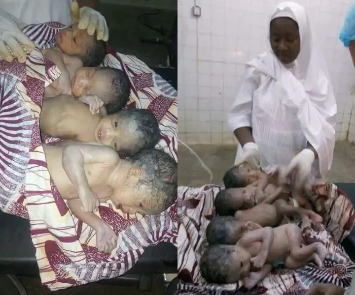 Woman Gives Birth To Quadruplets In Katsina State (Photos)