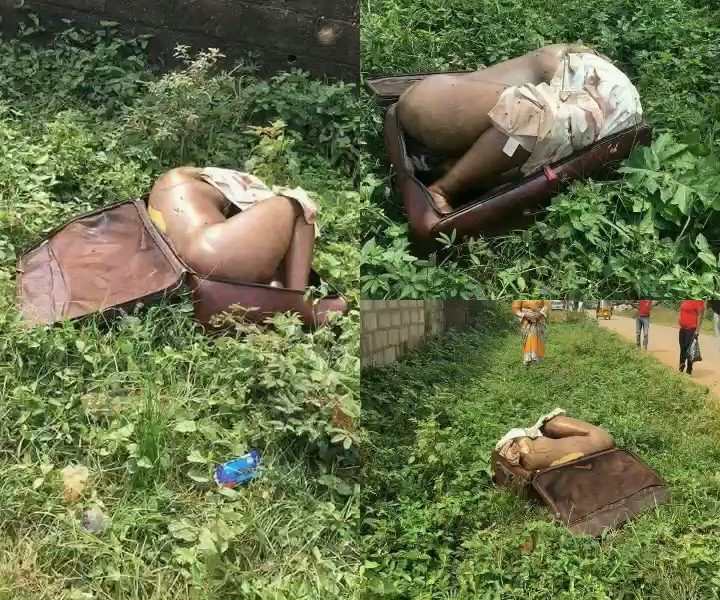 Headless Body Of A Lady Found Inside Suitcase In Edo State (Viewer Discretion)