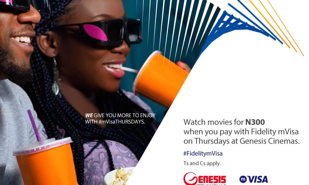 Enjoy Your Favourite Movies At Genesis Cinemas For N300 with Fidelity mVisa