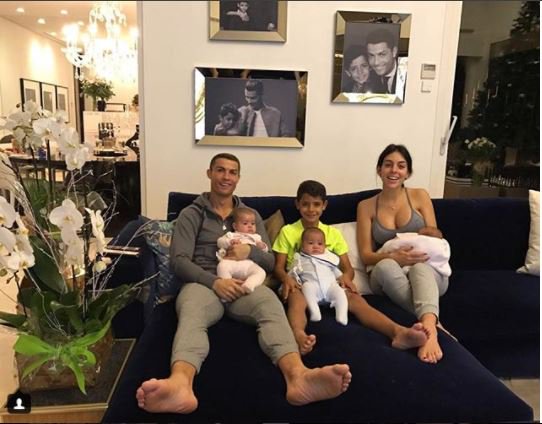 Cristiano Ronaldo's Girlfriend Georgina Rodriguez Shares Adorable Fmily Photo