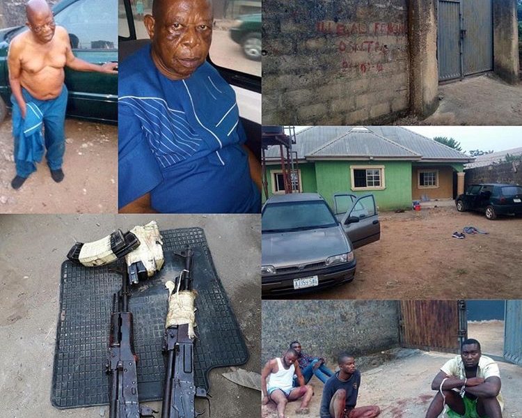 Men Who Abducted A 76-Year-Old And Demanded N80m Ransom, Arrested, Victim Rescued