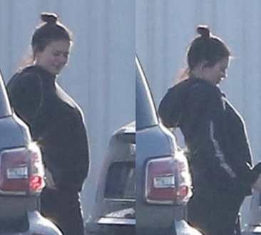 Kylie Jenner Spotted With Huge Baby Bump