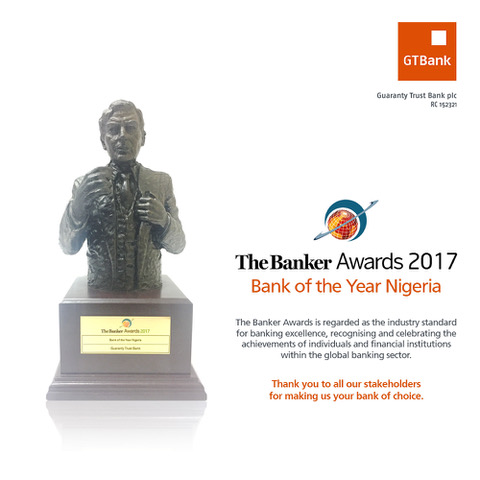 GTB Named Bank Of The Year At Banker Awards
