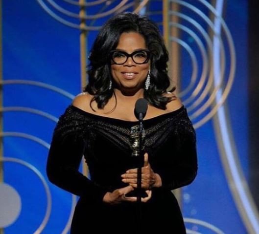 Oprah Winfrey, First Black Woman To Win The Cecil B. Demille Award At The Golden Globes; Full Speech