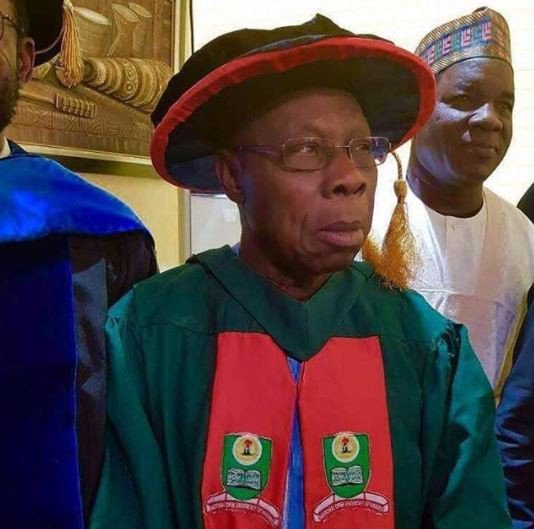 Photos: Former President Olusegun Obasanjo Graduates With PhD From National Open University