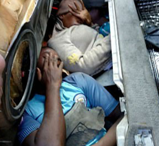 Four African Migrants Found Hidden Inside Boot, Bonnet And Dashboard Of A Car At Melilla Border, Spain