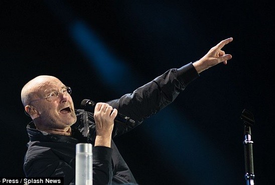 Phil Collins Returns To The Stage, Performs From His Chair
