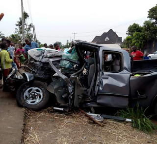 Anglican Priest Killed In Ghastly Motor Accident, Commuters Wail And Beg Him To Wake Up
