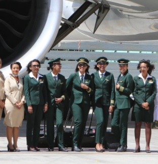 Ethiopian Airlines Dispatches All-Female Crew For Historic Flight To Mark International Women's Day