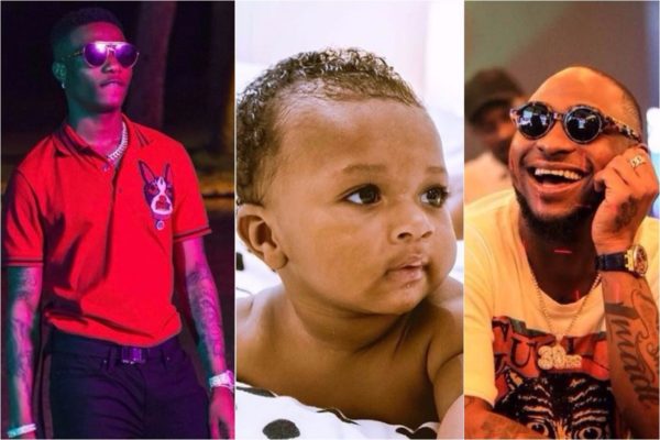 Davido Reacts As Wizkid Shares Photos Of His Sons