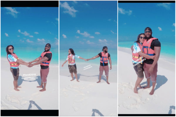 Check out photos from Fatima Dangote and husband Jamil Abubakar’s honeymoon. Newly wedded Mrs Fatima Dangote Jamil Abubakar is enjoying her marriage on an island with her man. Fatima Dangote Jamil Abubakar honeymoon lailasnews See more photos below. Fatima Dangote Jamil Abubakar honeymoon lailasnews 1 Fatima Dangote Jamil Abubakar honeymoon pictures lailasnews 2 Fatima Dangote Jamil Abubakar honeymoon lailasnews 3 Celebrity stylist Swankyjerry shared the cute exclusive Fatima Dangote Jamil Abubakar honeymoon pictures and said he’s inspired by their love story. Fatima Dangote and Jamil Abubakar shut down Lagos a week ago with their wedding that had 6 parts and held in Abuja, Kano and Lagos. jamil abubakar fatima dangote wedding lailasnews After a stunning bridal shower on March 14; a Wedding Fatiha at the Emir’s palace in Kano on March 16 and a grand reception in Abuja the following day, Jamil Abubakar and Fatima Dangote finally brought their wedding party tour to Lagos yesterday, March 23 2018 and it was a complete shut down! fatima-dangote-jamil-abubakar-wedding-lailasnews World’s second richest man, Bill Gates, Vice President, Yemi Osinbajo , Wife of President Muhammadu Buhari, Aisha Buhari, top politicians and business moguls all attended Fatima Dangote and Jamil Abubakar’s wedding. Fatima Dangote is the daughter of billionaire businessman and Africa’s richest man, Aliko Dangote, while her husband, Jamil Abubakar is the pilot son of former IGP, MD Abubakar. Press play to watch a new exciting video from the billionaire Fatima Dangote Jamil Abubakar wedding. Warning! If you no get money you might get depressed after watching this excerpts from Aliko Dangote’s daughter wedding to son of Former Nigeria Police Inspector General. Presidents, billionaires, millionaires and superstars graced the Fatima and Jamil (#Famil2018) ceremony in style. [Press Play] See more Previous article Arnold Schwarzenegger undergoes emergency open-heart surgery