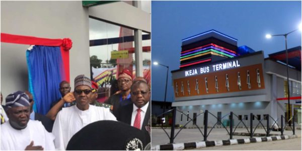 President Buhari Commissions Ikeja Bus Terminal In Lagos