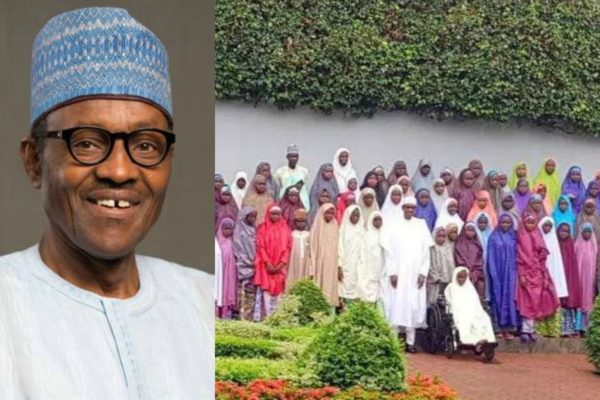 President Buhari Meets With Rescued Dapchi Schoolgirls