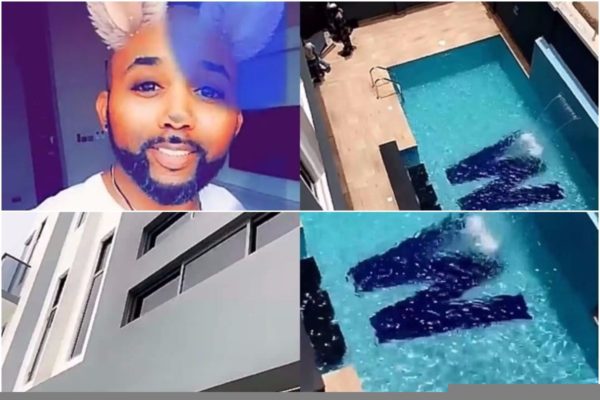 Singer Banky W Shows Off His New Lekki Home
