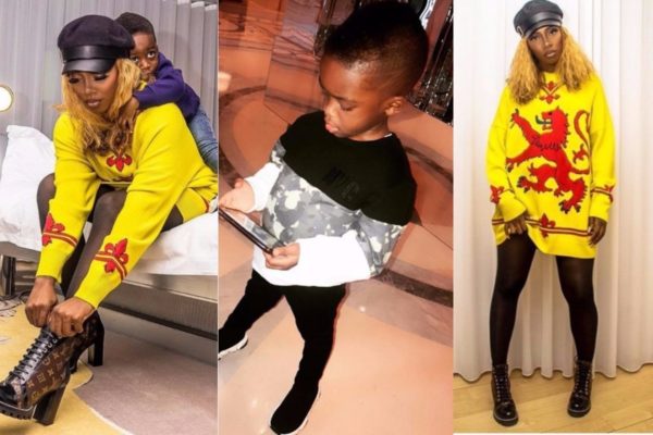 Tiwa Savage Reveals What Her Son Does Whenver She Has An Occasion