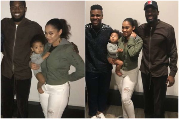 Photos: D’Banj, Wife And Son Attend John Boyega’s Movie 'Pacific Rim Uprising' Private Screening