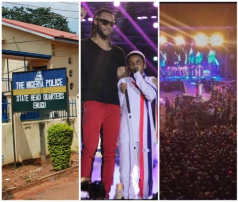 Enugu State Police Command Reacts To Allegations Of Rape At Flavour’s Concert