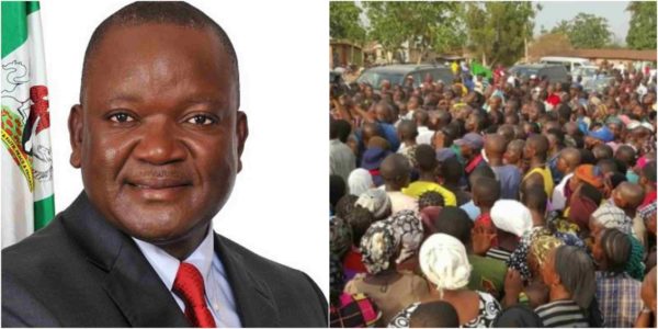 Go home and defend yourselves with stones – Ortom tells IDPs