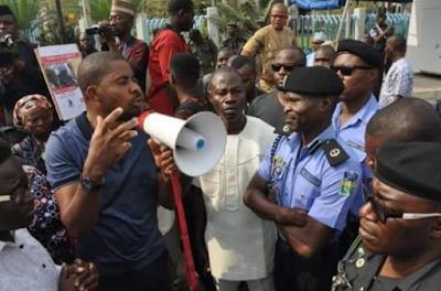 Police Arrest Deji Adeyanju In Abuja (photos)