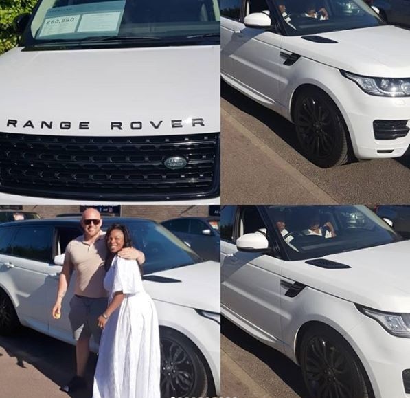 Photos: Prophetess Olubori acquires brand new €60,990 Range Rover SUV in London
