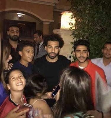 Hundreds Of Fans Storm Mohamed Salah’s House In Egypt After His Address Was Leaked Online(Photos)