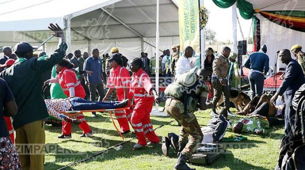 Explosion Rocks Zimbabwean President Mnangagwa’s Rally In Alleged Assassination Attempt | WATCH