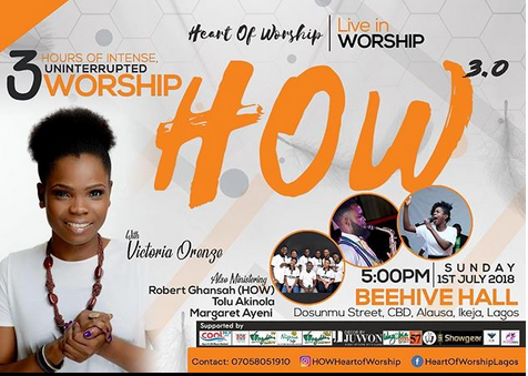 Worship with Victoria Orenze THIS SUNDAY, July 1st, at HEART OF WORSHIP | #HOW2018