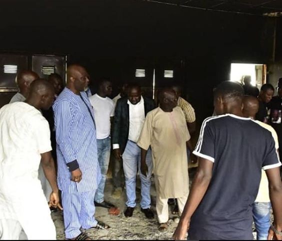 'I Will Rebuild The Burnt Structure Immediately' - Dino Melaye Says As He Shares Photos Of His Burnt Constituency Project
