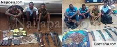 Arrested Bank Robbers Make Shocking Revelation Of How They Hide Their Weapons To Deceive Police