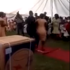 Minister Stops Wedding Over Bridesmaid And Groomsman's Seductive Dance (video)
