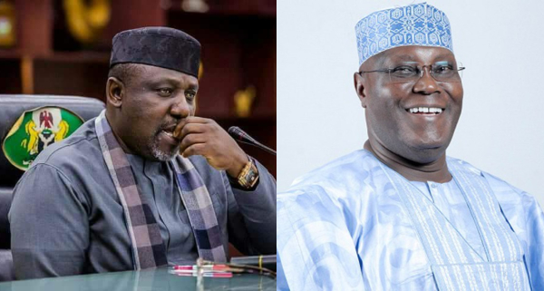 Governor Rochas Okorocha of Imo State, who reacted to claims by former Vice President, Atiku Abubakar to lead the People’s Democratic Party (PDP) to take back Imo State in 2019 elections, has advised the former Vice President and PDP Presidential aspirant to face his challenges and leave Imo politics alone. 'I will defeat Atiku even in his hometown, Adamawa' - Rochas Okorocha lailasnews In a statement released on behalf of Governor Rochas Okorocha by his Chief Press Secretary, Mr. Sam Onwuemeodo, the Imo State Governor described the statement by Atiku Abubakar as an empty threat that can never be achieved. The statement which stated that Governor Rochas Okorocha will defeat the former VP in any election, even in his home state of Adamawa, also advised Atiku Abubakar to “leave Imo and Governor Rochas Okorocha alone and face his worrisome challenges”. It reads in part; ”And if he does not know, Governor Rochas Okorocha will defeat him in any part of the Country including his Adamawa State in any election involving two of them. He does not therefore have what it takes to lead any struggle that will return the PDP to power in the State or the Country in 2019. That promise was a false one”. It continued that, “the former Vice President Alhaji Atiku Abubakar was in Owerri for a meeting with the stakeholders of the PDP in the State over his presidential ambition. “While meeting with the PDP Stakeholders in the State, he was reported to have told them that he would lead the struggle for the PDP to take over Imo and Nigeria in 2019. He also tried to run down the governor, Owelle Rochas Okorocha and his government. “What we do not take from anybody is blackmail against the government of Rochas Okorocha. We would do our best to set the record straight. The former Vice-President would have done his meeting without scratching the governor and the government he heads in the State. And that is where we come in”. The statement also read, “the former Vice-President therefore leave Imo and Governor Rochas Okorocha alone and face his worrisome challenges. And if he does not know, Governor Rochas Okorocha will defeat him in any part of the Country including his Adamawa State in any election involving two of them. He does not therefore have what it takes to lead any struggle that will return the PDP to power in the State or the Country in 2019. That promise was a false one. “To say the least, that promise of returning Imo to PDP was very deceitful knowing full well that in 2011 Rochas ran on the ticket of APGA that had no structure on ground and defeated an incumbent PDP governor with a very wide margin. In 2015, he took the soul of APGA to merge with other parties to form APC and defeated two powerful Candidates of PDP and APGA, even with the PDP Candidate having the Federal might behind him. Interestingly Alhaji Atiku Abubakar was not in exile when all these happened. “Imo PDP is dead. The monumental achievements of Governor Okorocha in less than eight years have destroyed the Imo PDP because the Party has no claim again to make before Imo people. “When PDP was in power in the State the Imo Airport was an eyesore, but today it has become an International Cargo Airport with all the facilities available and Courtesy of Rochas Okorocha’s administration. The former Vice-President would have demonstrated statesmanship by commending Rochas Okorocha for that feat”. Furthermore, the statement pointed out that, “all the flyovers and tunnels Alhaji Atiku passed through in Owerri were not there when the PDP was in power for twelve years. The twelve and eight – lane roads the former Vice President saw in Owerri when he came were not there when the PDP held sway. The free education that has raised the school population of the State from 381,000 in 2011 to over one million in 2017, was not also there under the PDP. “Beyond the noise of few power seekers in the State, Imo people are on the side of Governor Rochas Okorocha because of the large extent he has developed the State. The projects are available for verification. Let Atiku ask the PDP in the State to publish their achievements for the twelve years they governed the State and let Rochas publish his achievements for the less than eight years he has been on seat, and the former VP will discover that PDP in the State is a goner. “And that is the reason all those who made the Party thick in the State have all left to join either APGA or APC. Today, all the former guber aspirants in the PDP are doing so in APGA including Chief Ikedi Ohakim. They have left the PDP for two people. “So, the former Vice-President should have told the remnants of the PDP in the State to bear with the situation they have seen themselves instead of raising their hope by promising them that he would lead the struggle that will return the Party to power in the State. And on our part, we do not need to struggle for APC to sustain its hold on Imo since Imo people shall Continue to vote for the party.”
