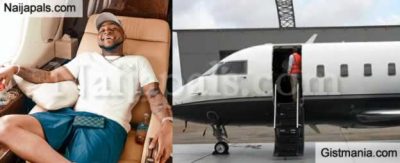 Davido Admits Private Jet Belongs To His Father