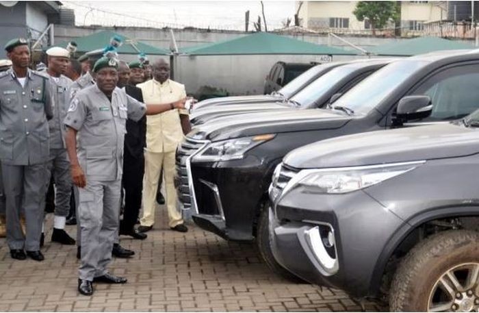 Nigeria Customs Seizes 9 Expensive Bulletproof Cars Worth N1.2 Billion