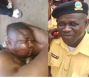 Update: FSARS Officer Who Shot LASTMA Official Dead In Lagos, Dies After Being Beaten By A Mob For Shooting The LASTMA official