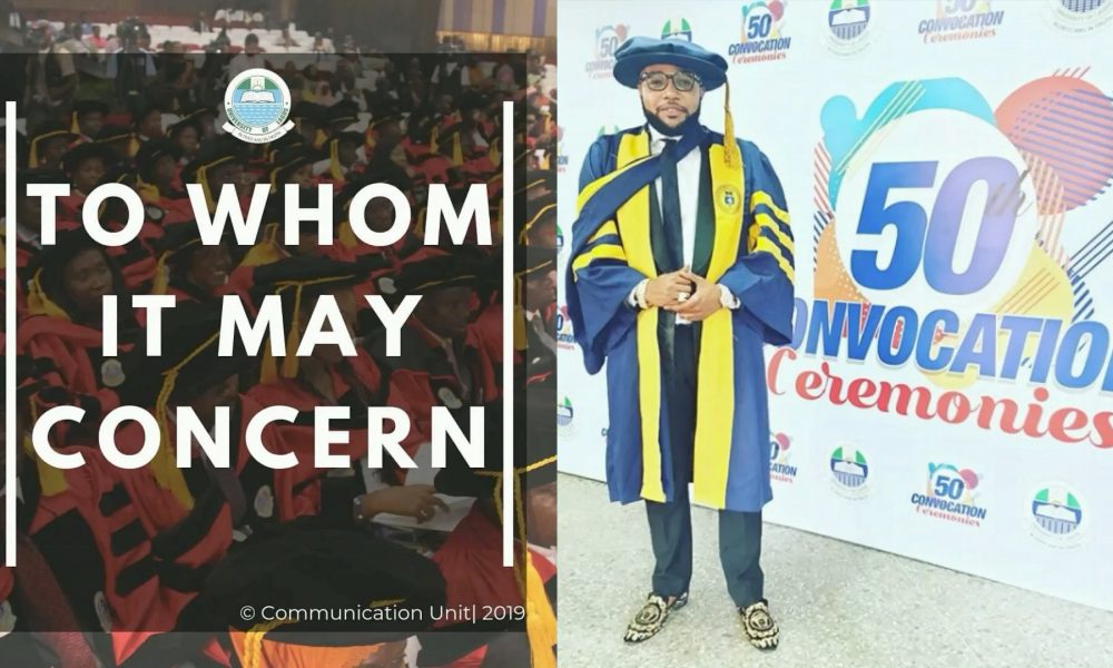 Unilag Denies Conferring Five Star Music Boss E-Money With Honorary Doctorate degree