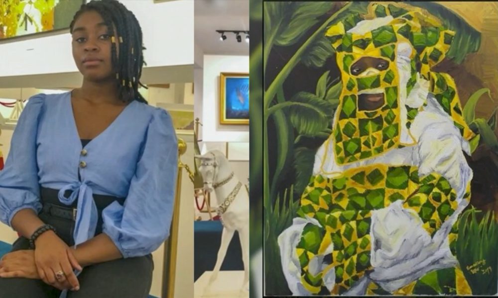 Nigerian Lady Becomes First African To Have Her Work On The Wall Of Cyprus Museum