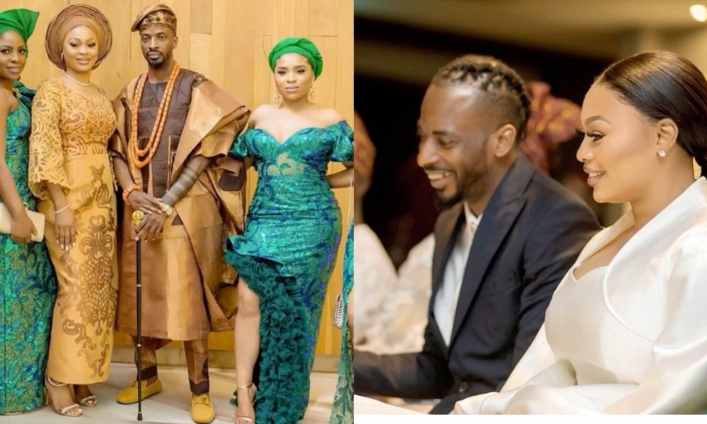 December 26th, Boxing day was more than just an additional day of festivities for singer 9ice and his beautiful new bride Olasunkanmi, as the couple made their union official by tying the the knot in court on Thursday.