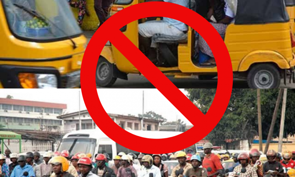 Road restriction on motorcycles and tricycles in Lagos