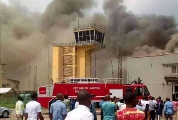 Fire at Imo airport