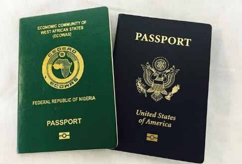 Nigeria and US passport