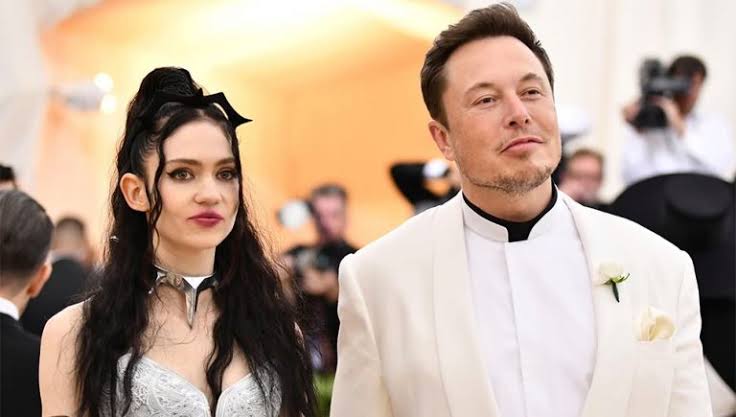 Elon Musk and his girlfriend Grimes