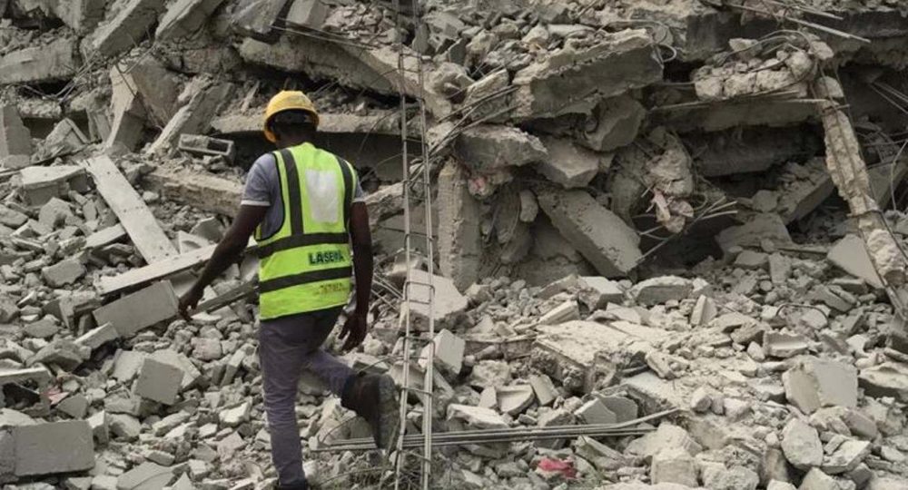 One storey building collapsed in Lagos due to heavy rainfall