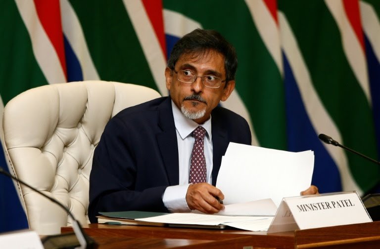 South Africa’s Trade Minister Ebrahim Patel has tested tested positive for COVID-19