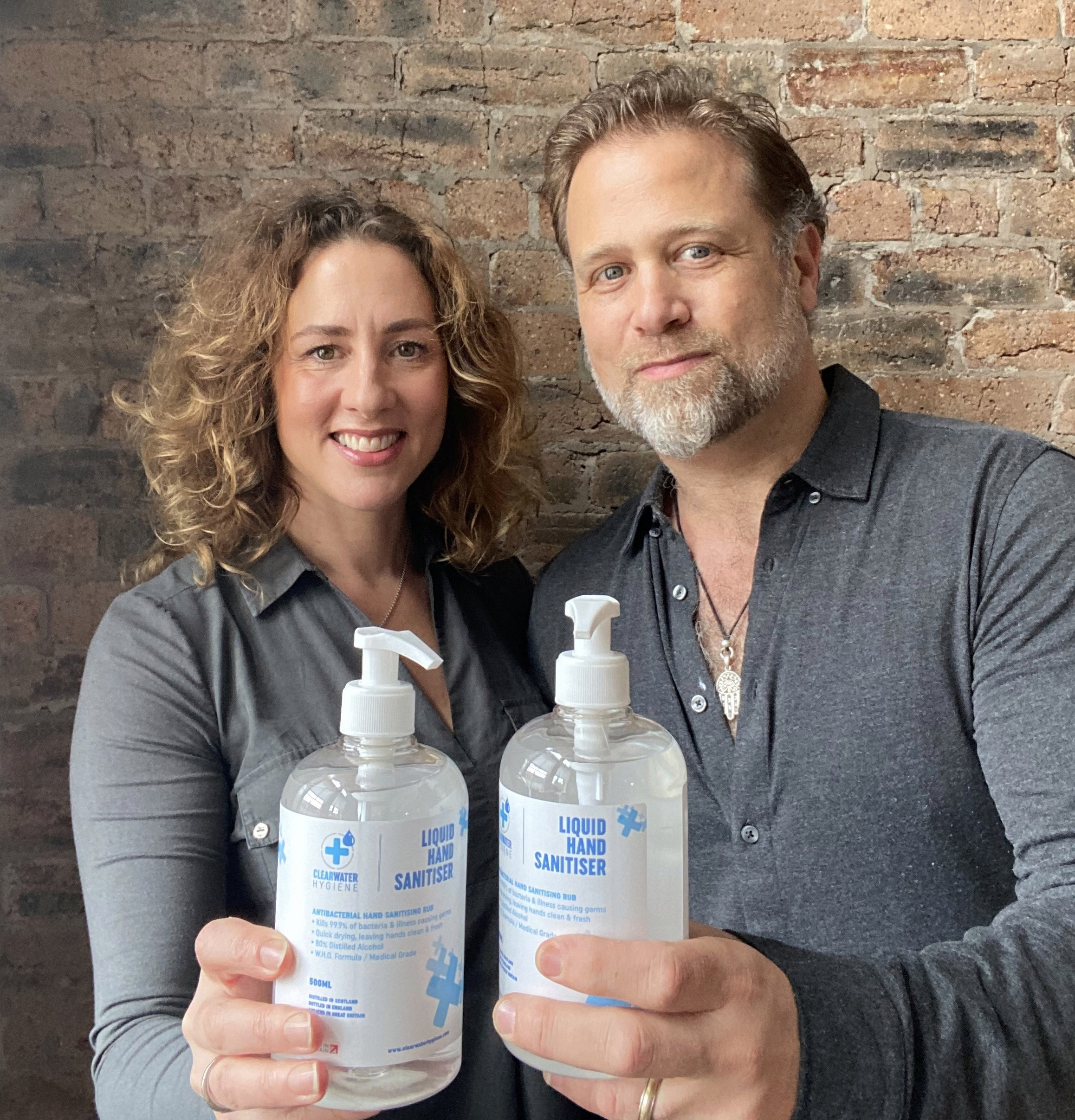 Andrew and Rachel Montague, founders of ClearWater Hygiene