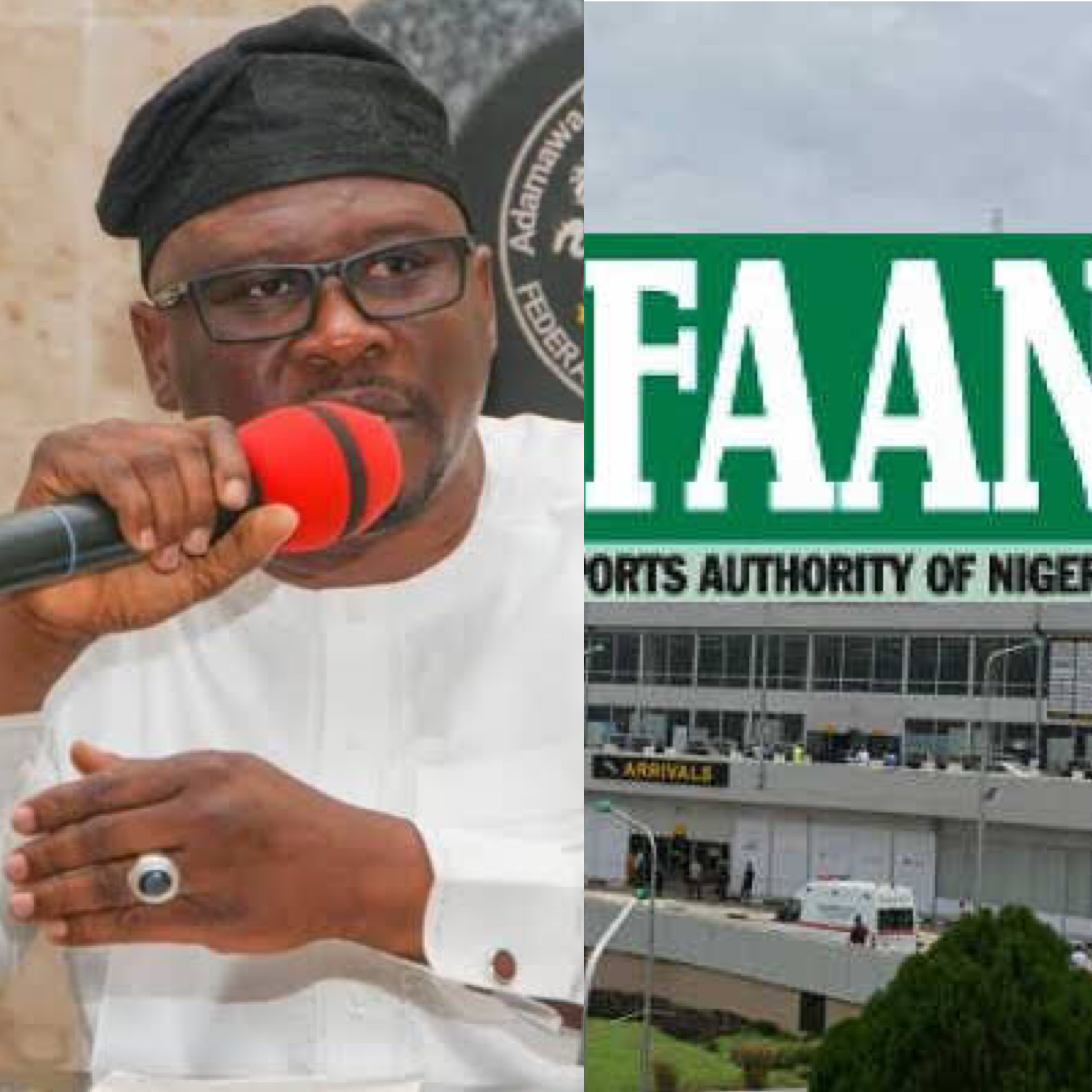 Adamawa Governor Ahmadu Fintiri has denied allegation by the Federal Airport Authority of Nigeria (FAAN)
