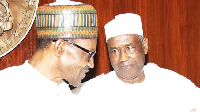 President Buhari and late friend, Isa Funtua who died of cardiac arrest at 78