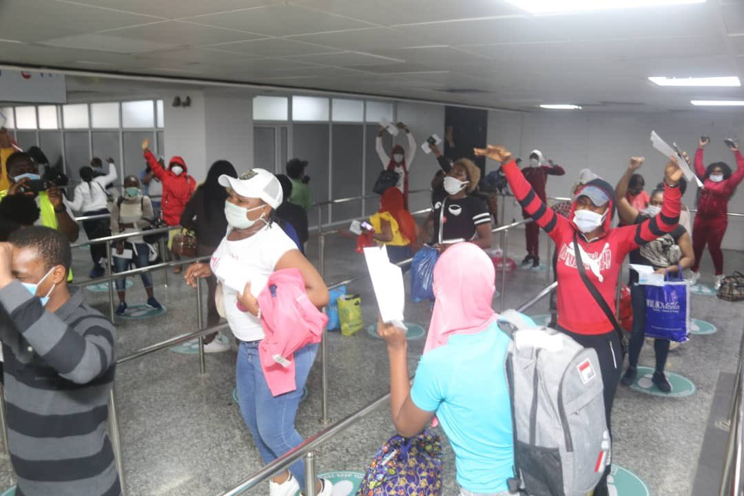 Evacuated Nigerians